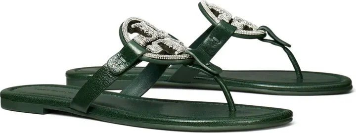 Miller Pavé leather sandals - Image 2