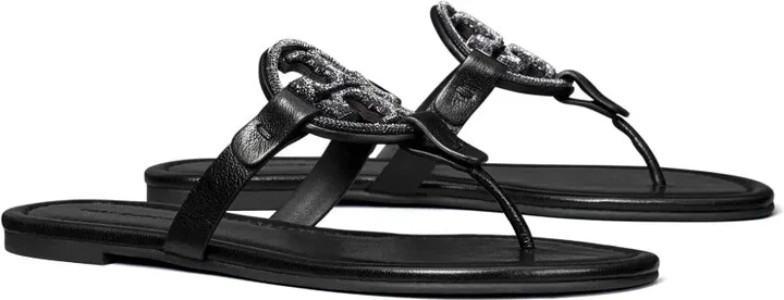 Miller Pavé leather sandals - Image 2
