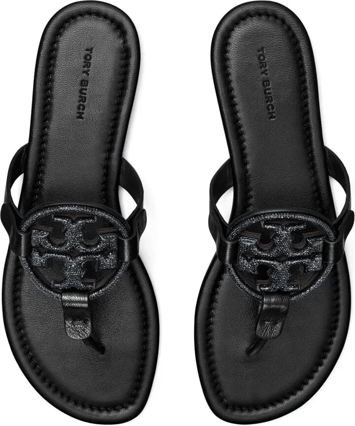 Miller Pavé leather sandals - Image 4