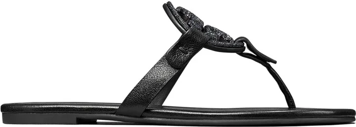 Miller Pavé leather sandals