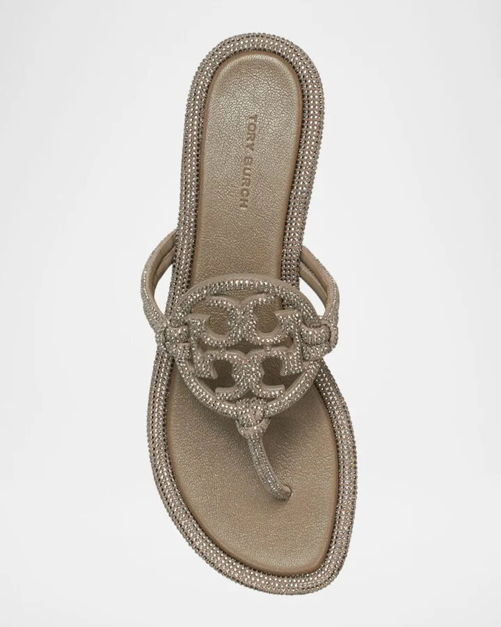 Miller Pave Logo Thong Sandals - Image 2