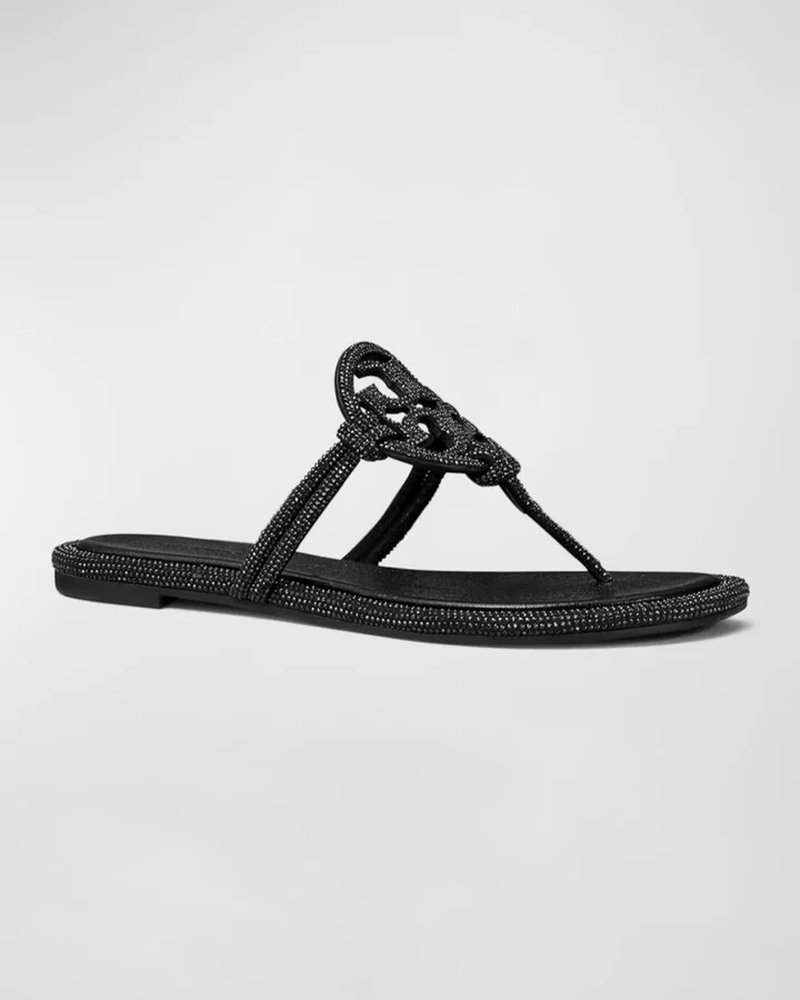 Miller Pave Logo Thong Sandals - Image 3