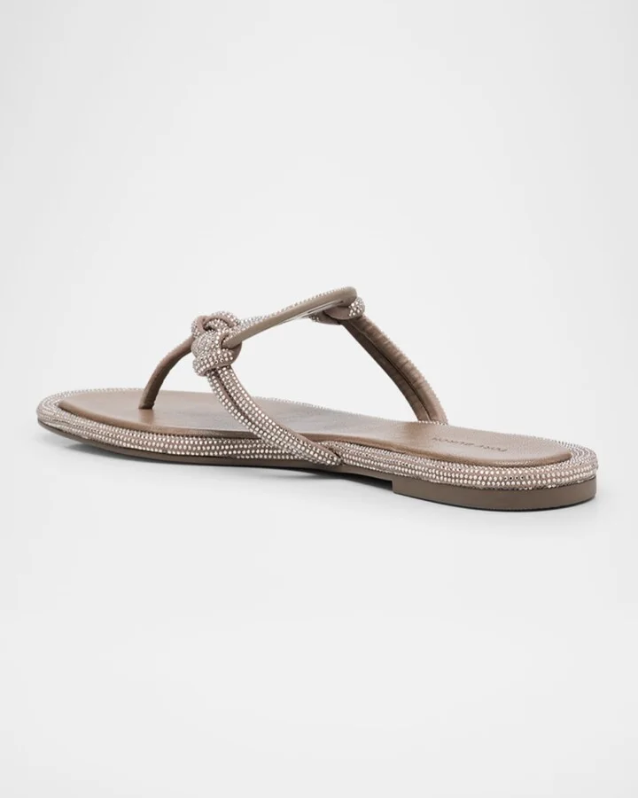 Miller Pave Logo Thong Sandals - Image 8