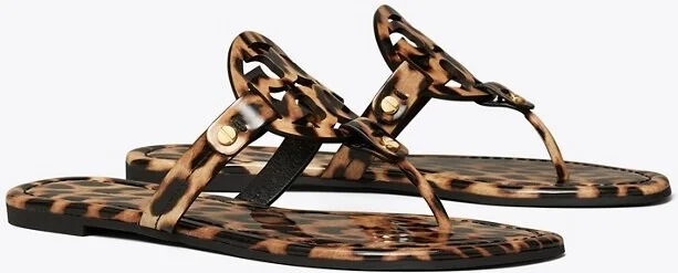 Miller Printed Patent Sandal