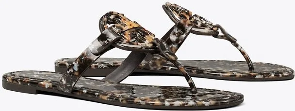 Miller Printed Patent Sandal