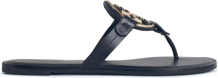 'miller' Sandals With 'pavé' In Black Leather
