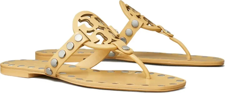Miller studded leather flat sandals - Image 2