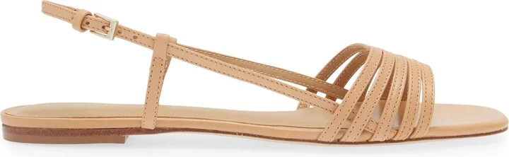 Millie Lattice Flat Sandal - Image 3