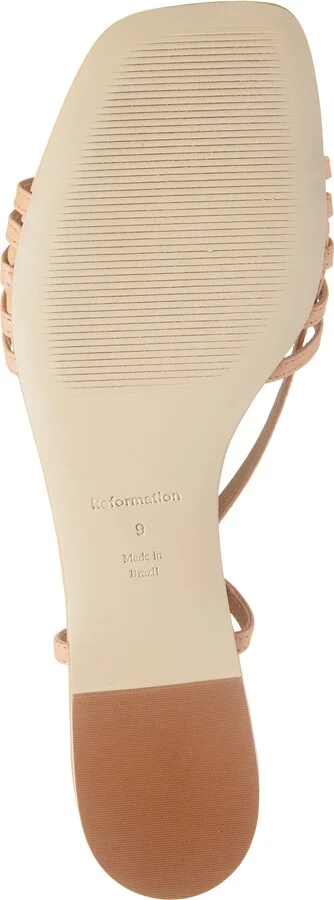 Millie Lattice Flat Sandal - Image 6