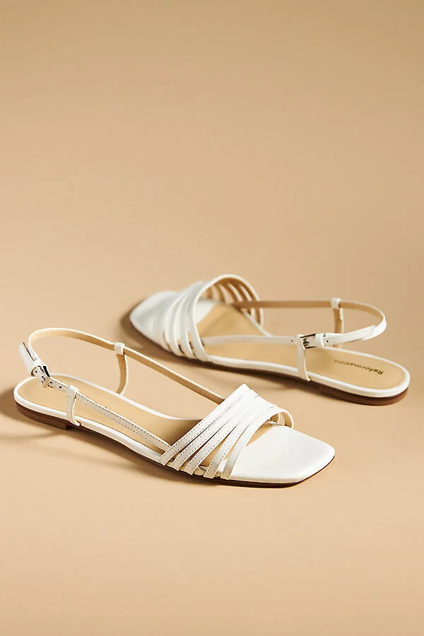 Millie Lattice Flat Sandals - Image 2