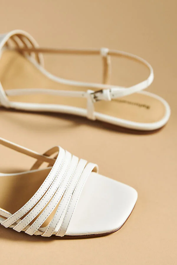 Millie Lattice Flat Sandals - Image 3