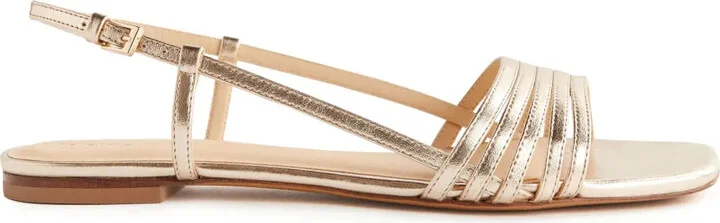 Millie Lattice flat sandals
