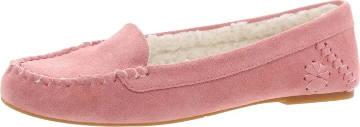 Millie Womens Glitter Slip On Moccasins