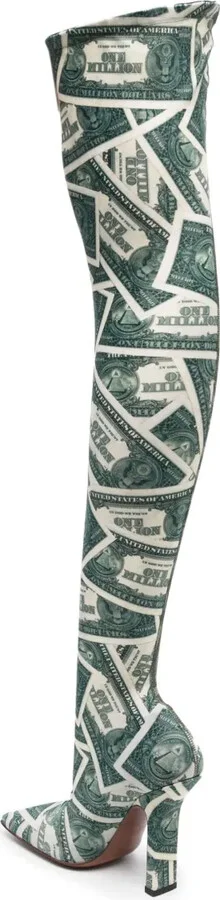 Million Dollar Boomerang thigh-high 115mm boots - Image 3
