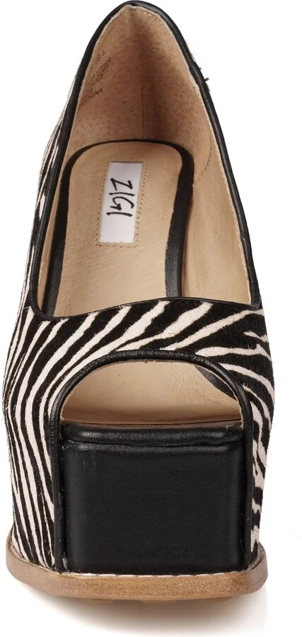 Milluh Peep Toe Platform Wedge Sandal - Image 10