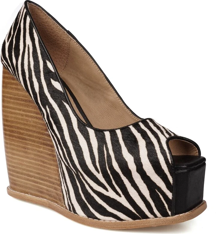 Zebra Print Calf Hair