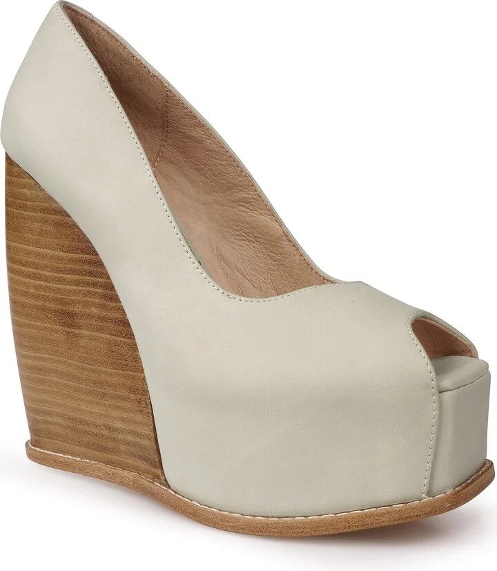 Beige Leather