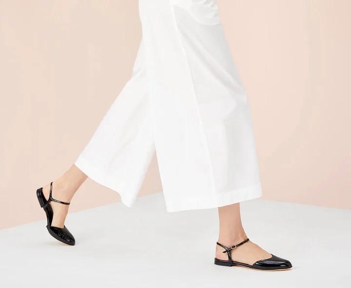 Milly Ankle Strap Flat - Image 8