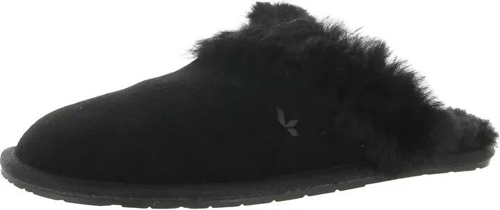 Milo Womens Suede Slides Slip-On Slippers