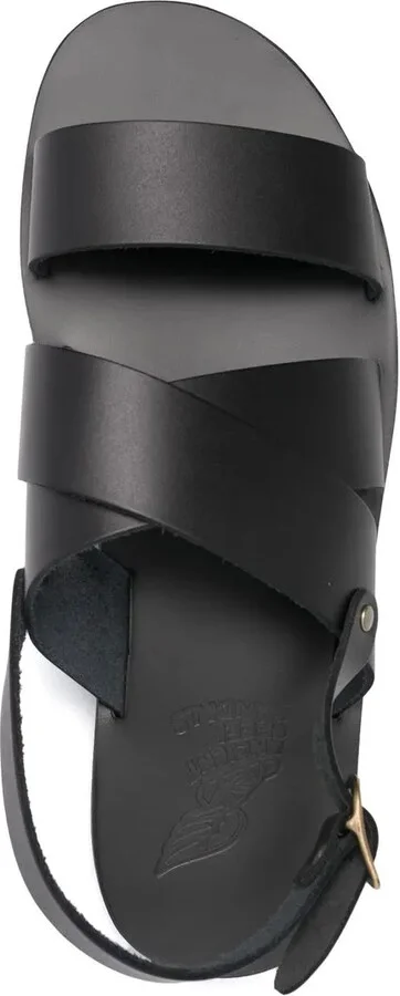 Miltos slingback leather sandals - Image 4