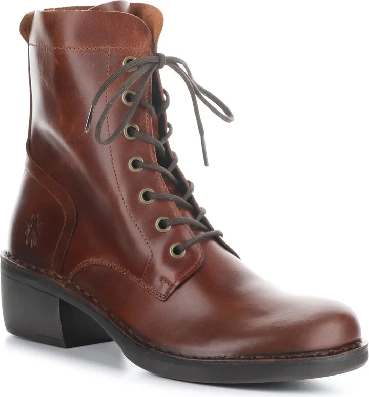 Milu Lace-Up Leather Boot