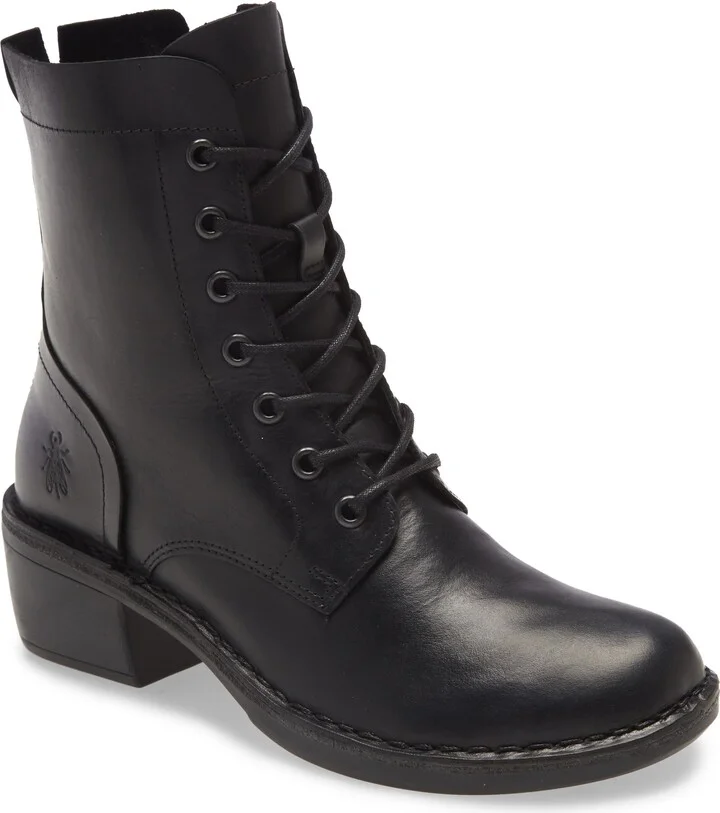 Milu Lace-Up Leather Boot