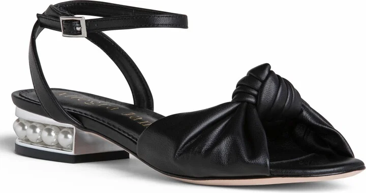 Mina Leather Knot Sandal - Image 3