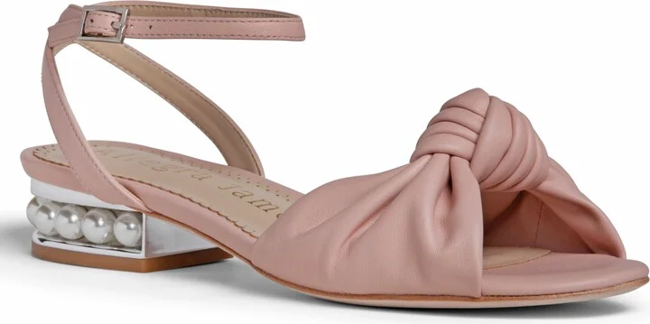 Mina Leather Knot Sandal - Image 2