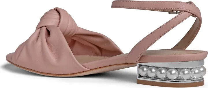 Mina Leather Knot Sandal - Image 3