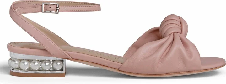 Mina Leather Knot Sandal
