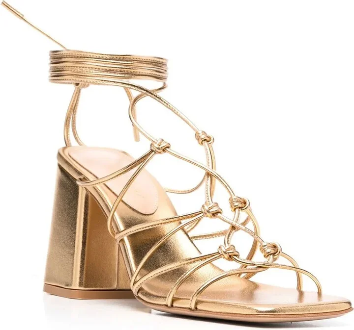 Minas 85mm leather sandals - Image 2