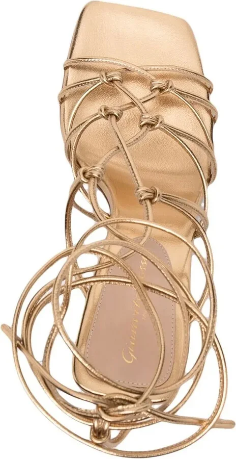 Minas 85mm leather sandals - Image 4