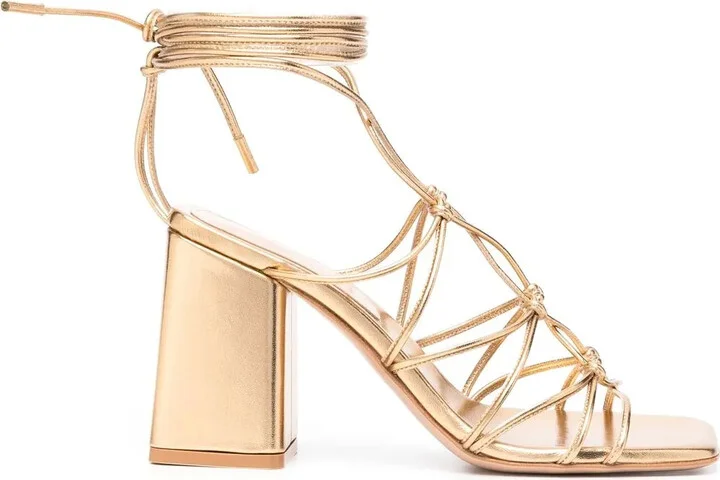Minas 85mm leather sandals