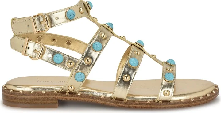 Mindela Studded Gladiator Sandal - Image 2