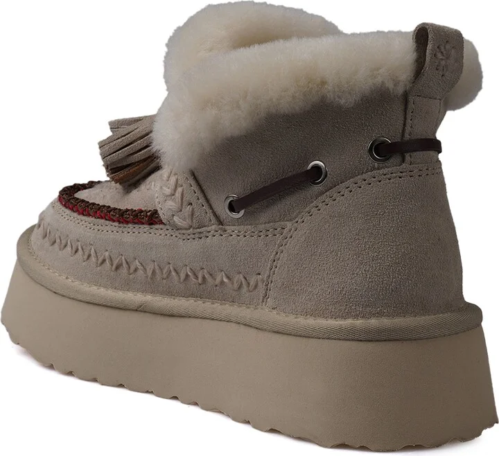 Mindey Faux Fur Tassel Bootie - Image 2