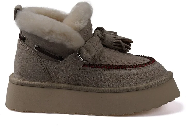 Mindey Faux Fur Tassel Bootie - Image 3