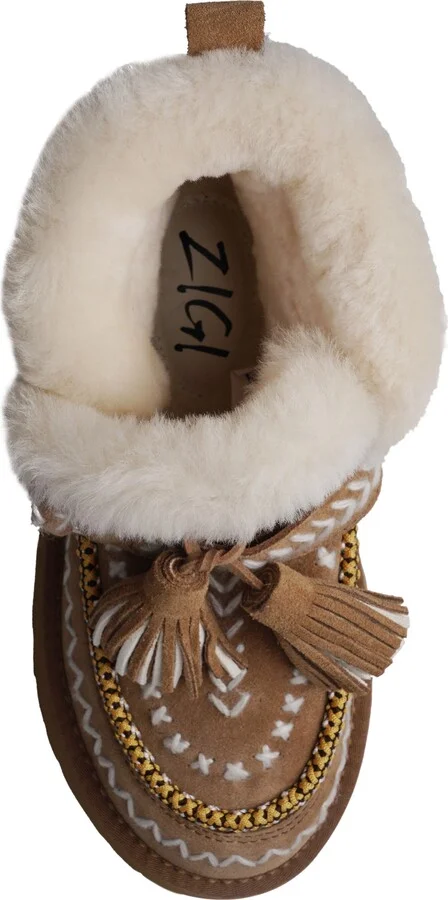 Mindey Faux Fur Tassel Bootie - Image 11