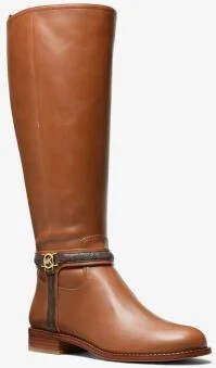 Mindy Leather and Signature Logo Trim Boot - Image 3