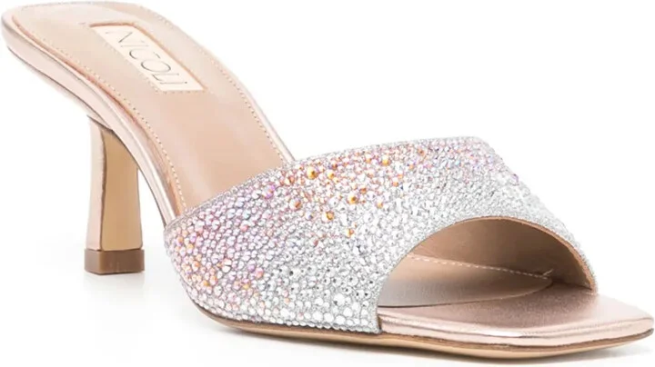 Minerva 70mm crystal-embellished sandals - Image 2