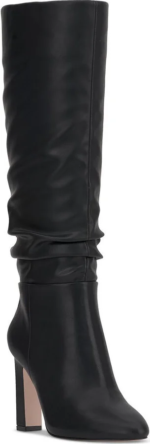 Minerva Womens Faux Suede Tall Knee-High Boots