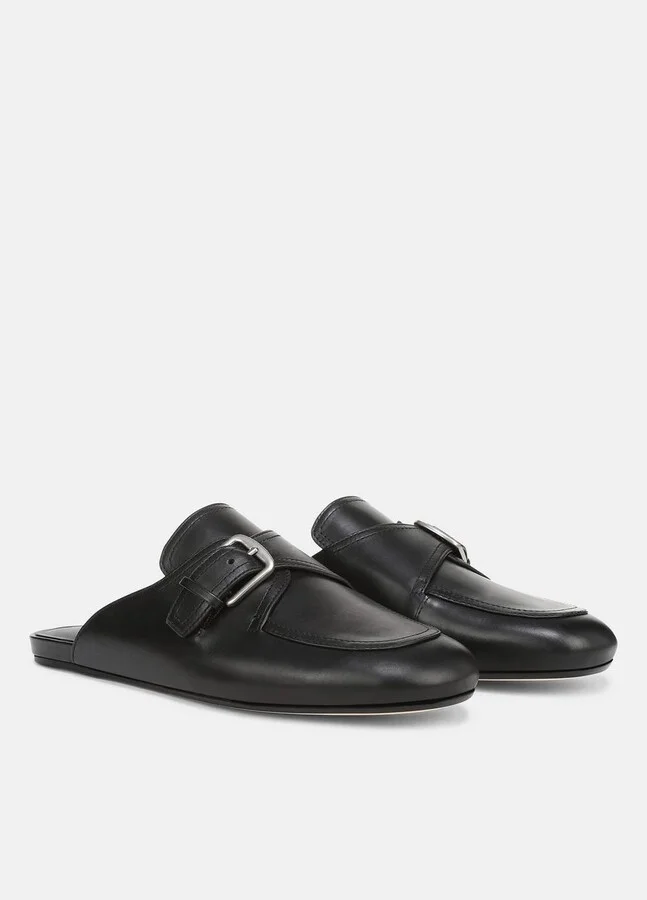 Minetta Leather Loafer Mule - Image 2