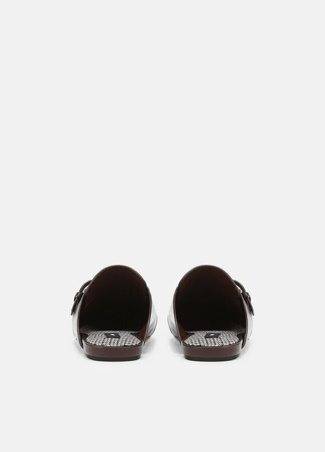 Minetta Leather Loafer Mule - Image 3