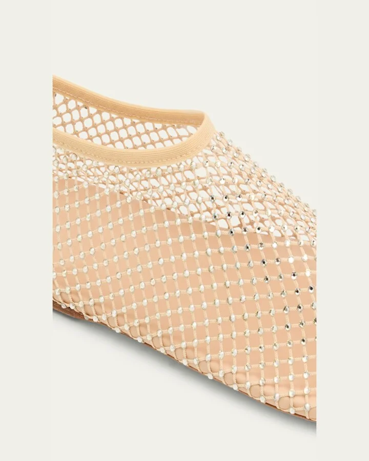 Minette Crystal Net Slippers - Image 4