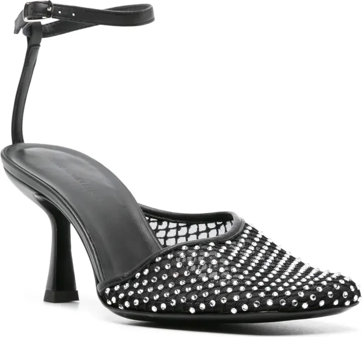 Minette Veil 80mm mesh pumps - Image 2