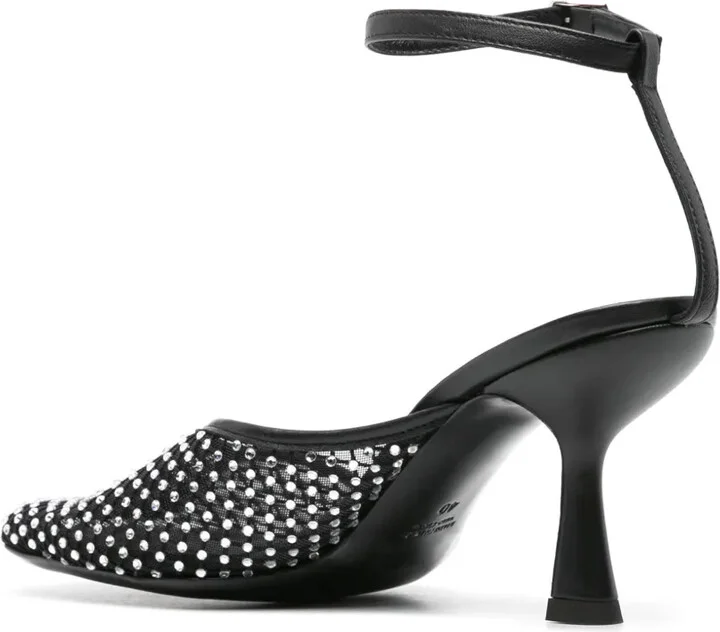 Minette Veil 80mm mesh pumps - Image 3