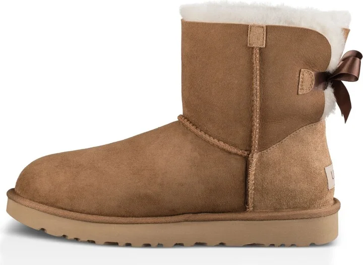 Mini Bailey Bow II Genuine Shearling Bootie - Image 6