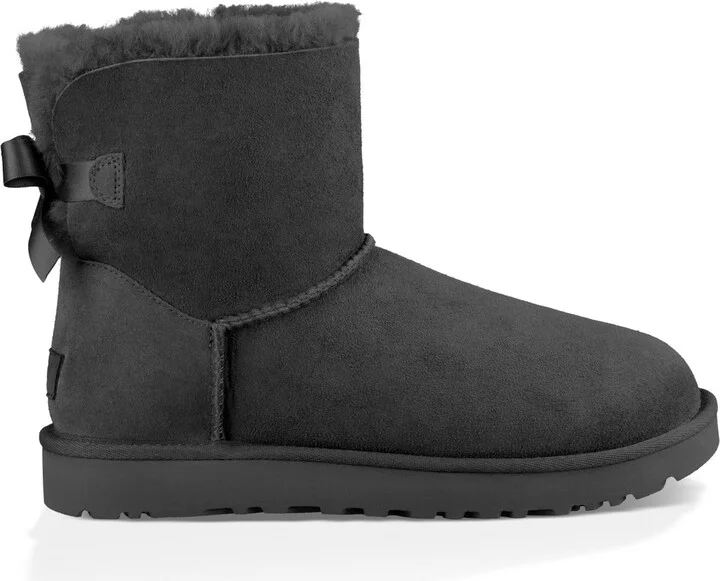 Mini Bailey Bow II Genuine Shearling Bootie - Image 9