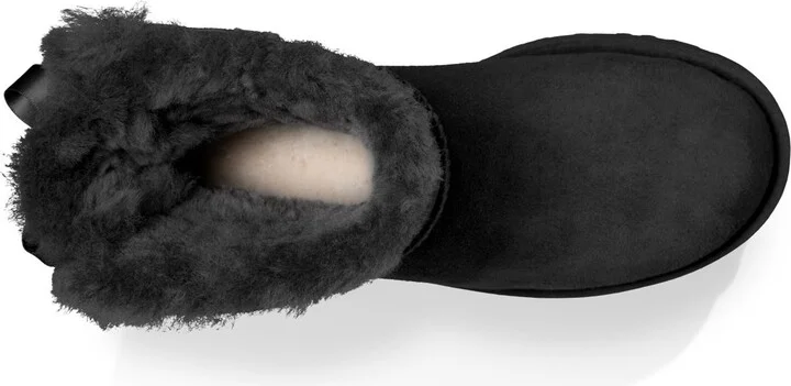 Mini Bailey Bow II Genuine Shearling Bootie - Image 10