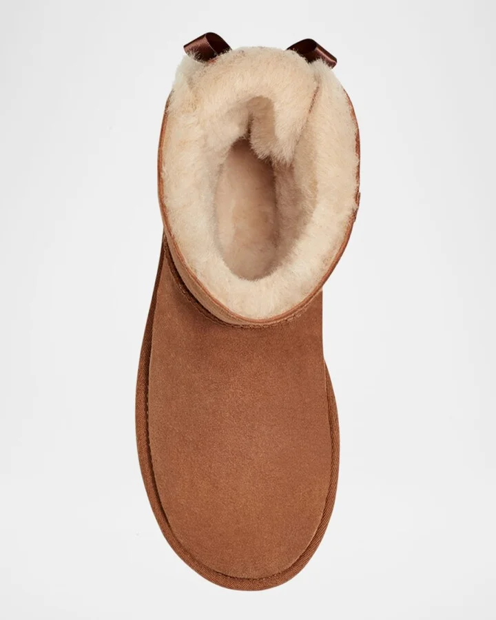 Mini Bailey Bow II Shearling Fur Boots - Image 3