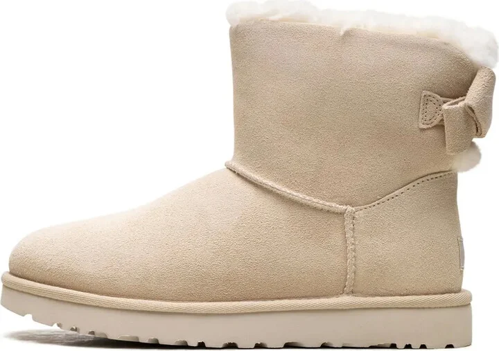 Mini Bailey Suede Bow "Cream" boots - Image 5
